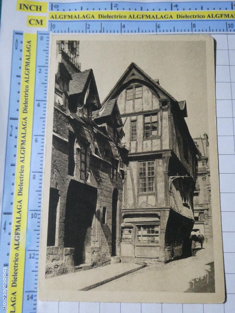 Postales: ANTIGUA POSTAL DE FRANCIA. ROUEN LE LOGIS ST ROMAIN MAISON CANONIALE 1466. 2531