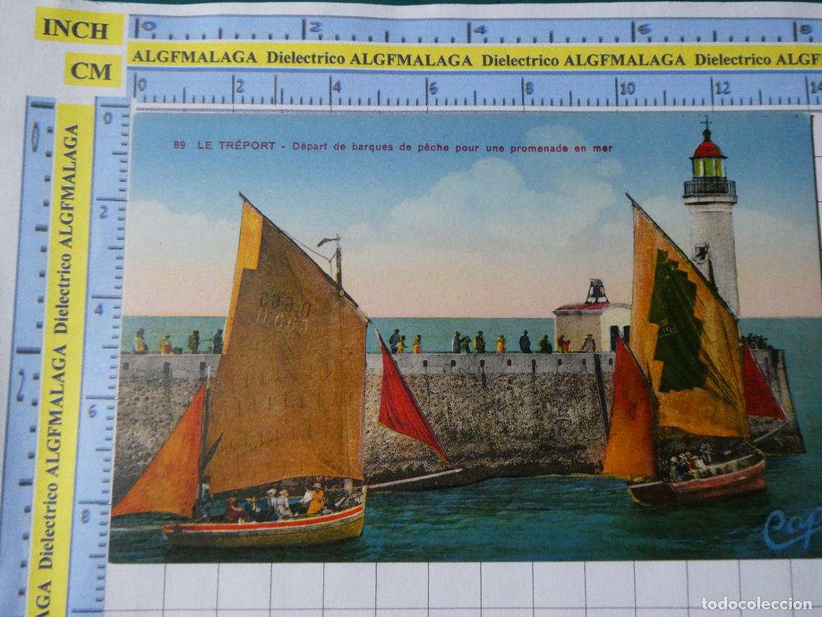 Postales: ANTIGUA POSTAL DE FRANCIA. LE TREPORT BARCOS DE PESCA FARO. 2538