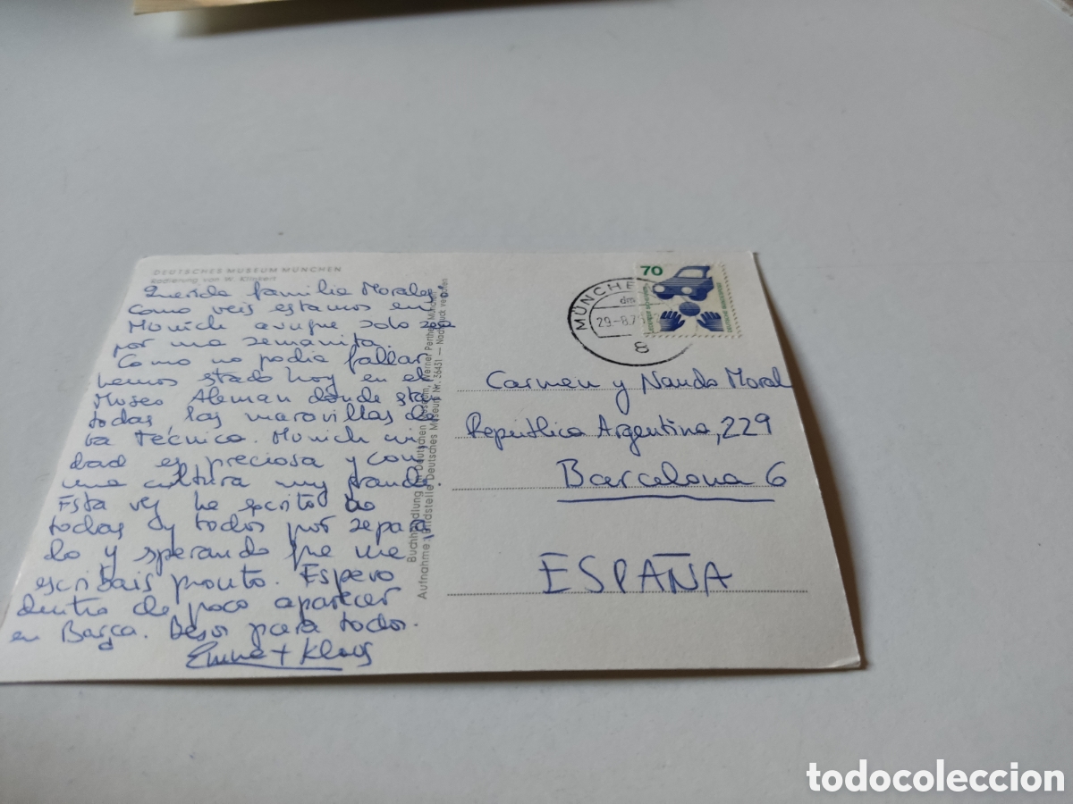 Postales: Postal Munich dibujo museo - Foto 2