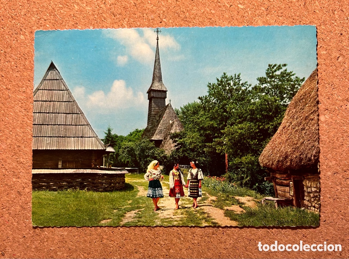 Postales: ANTIGUA TARJETA POSTAL CIRCULADA SIN SELLO. BUCAREST. RUMAN&Iacute;A. A&Ntilde;O 1969