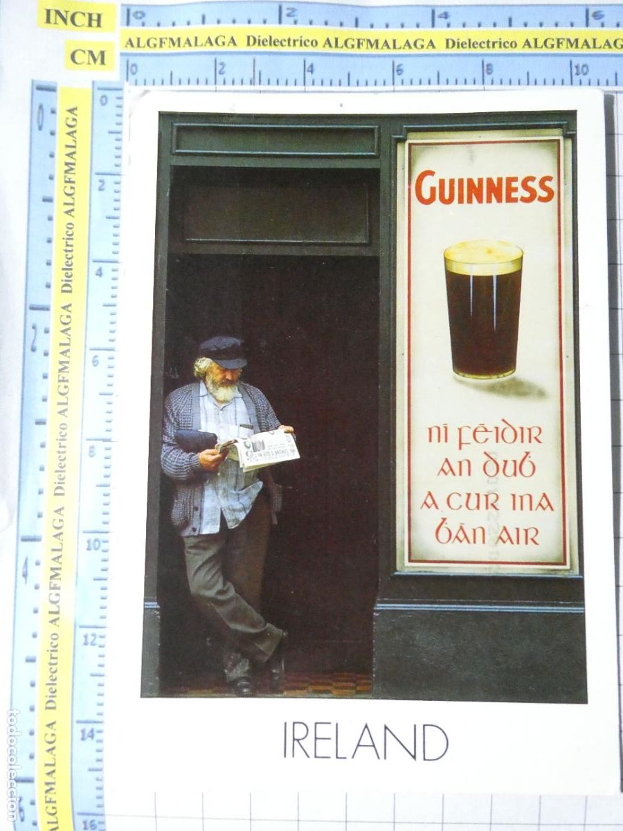 Postales: POSTAL DE IRLANDA. PUBLICIDAD CERVEZA GUINNESS PINTA . 2480