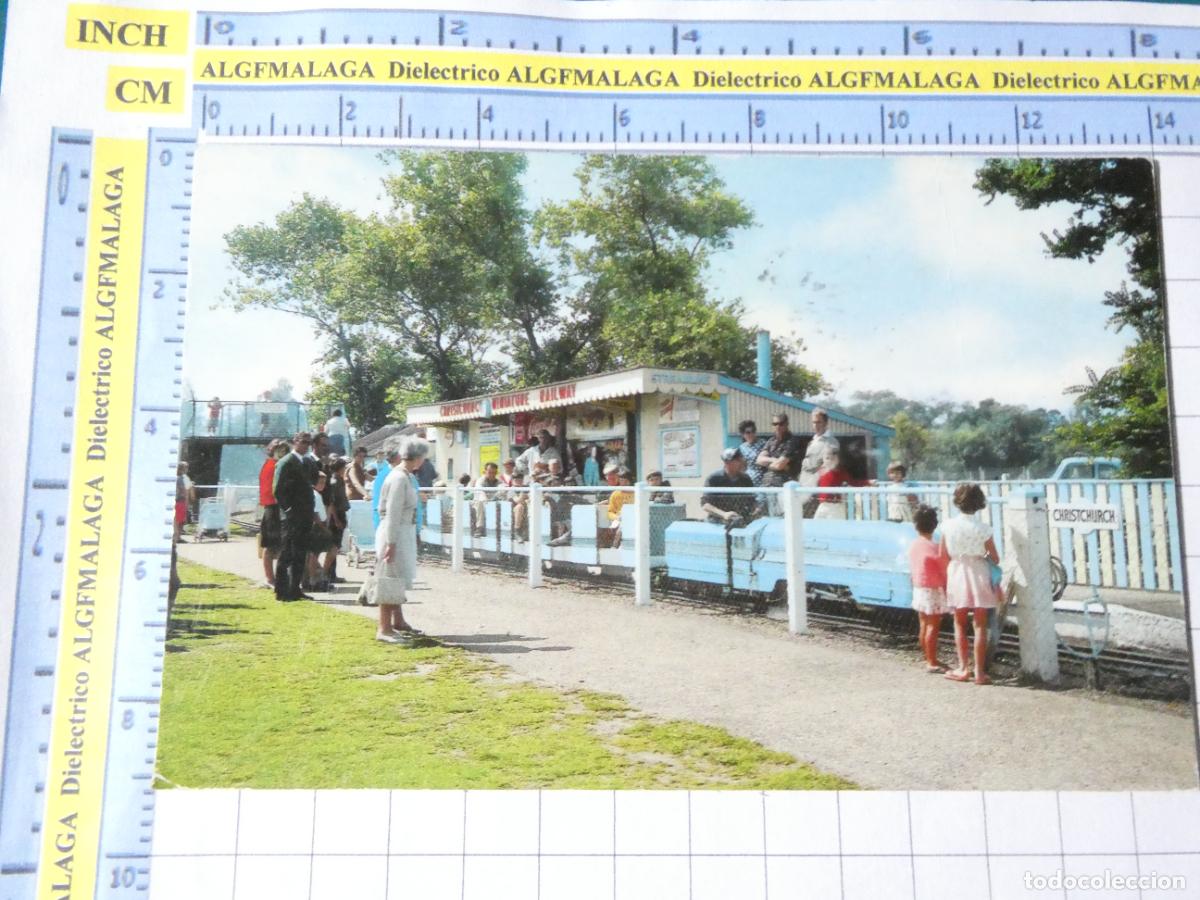 Cartes Postales: POSTAL DE REINO UNIDO GRAN BRETA&Ntilde;A.FERROCARRIL TREN MINIATURA CHRISTCHURCH . 2481