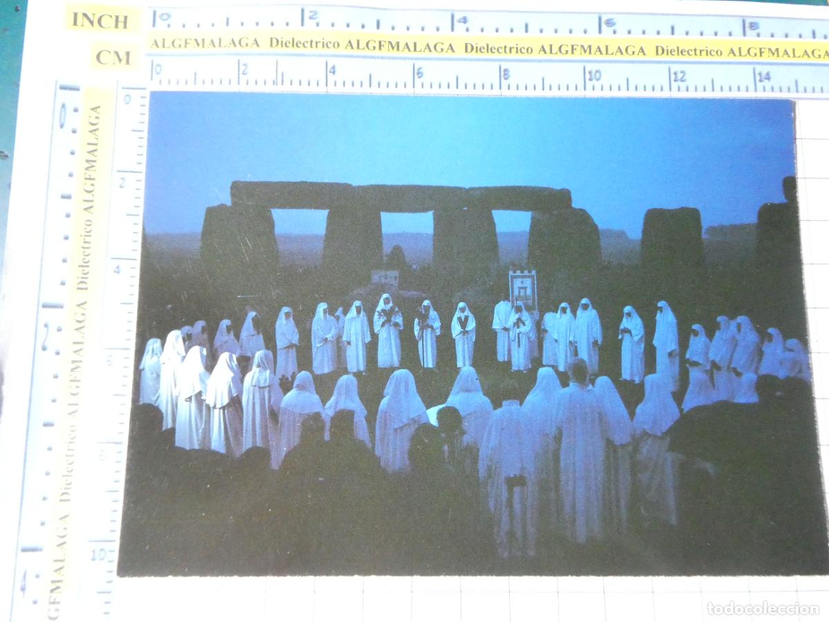 Postkarten: POSTAL DE REINO UNIDO GRAN BRETA&Ntilde;A. STONEHENGE AT MIDSUMMER SUNRISE RITO. 2482