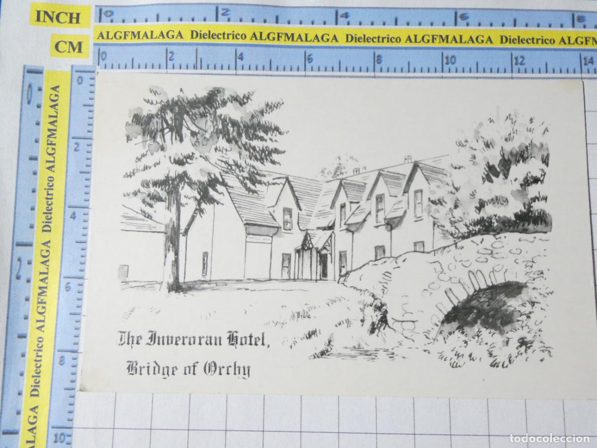 Postcards: POSTAL DE REINO UNIDO GRAN BRETA&Ntilde;A. BRIDGE OF ORCHY THE INVERORAN HOTEL. 2486
