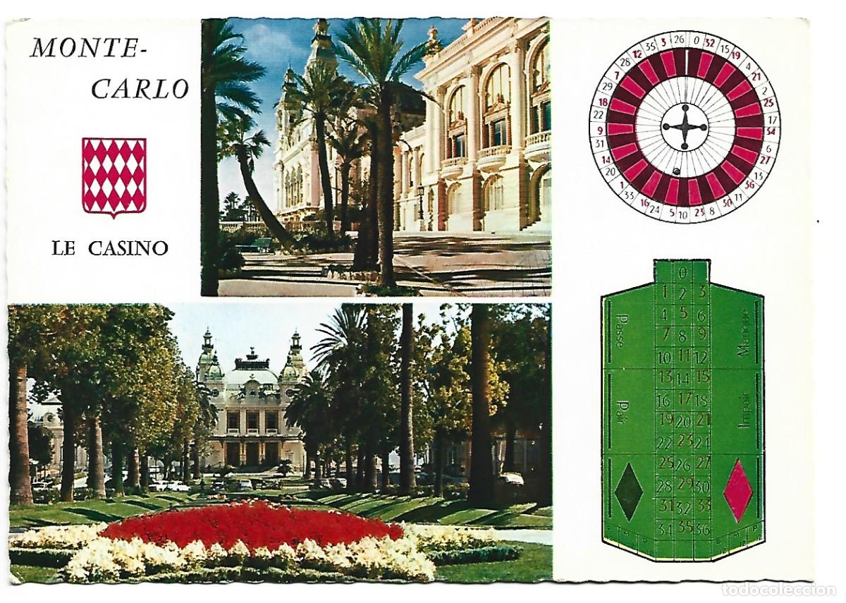 Postales: LE CASINO ET LES TERRASSES.- MONTECARLO - FRANCIA
