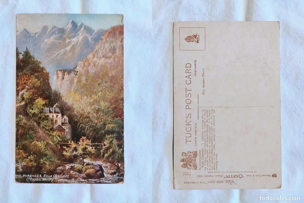 Cartoline: ANTIGUA POSTAL / OLD POSTCARD: LOS PIRINEOS VALLE DE OSSAU9X1/ PYRENE&Eacute;S EAUX CHAUDES D'OSSAU VALLEY