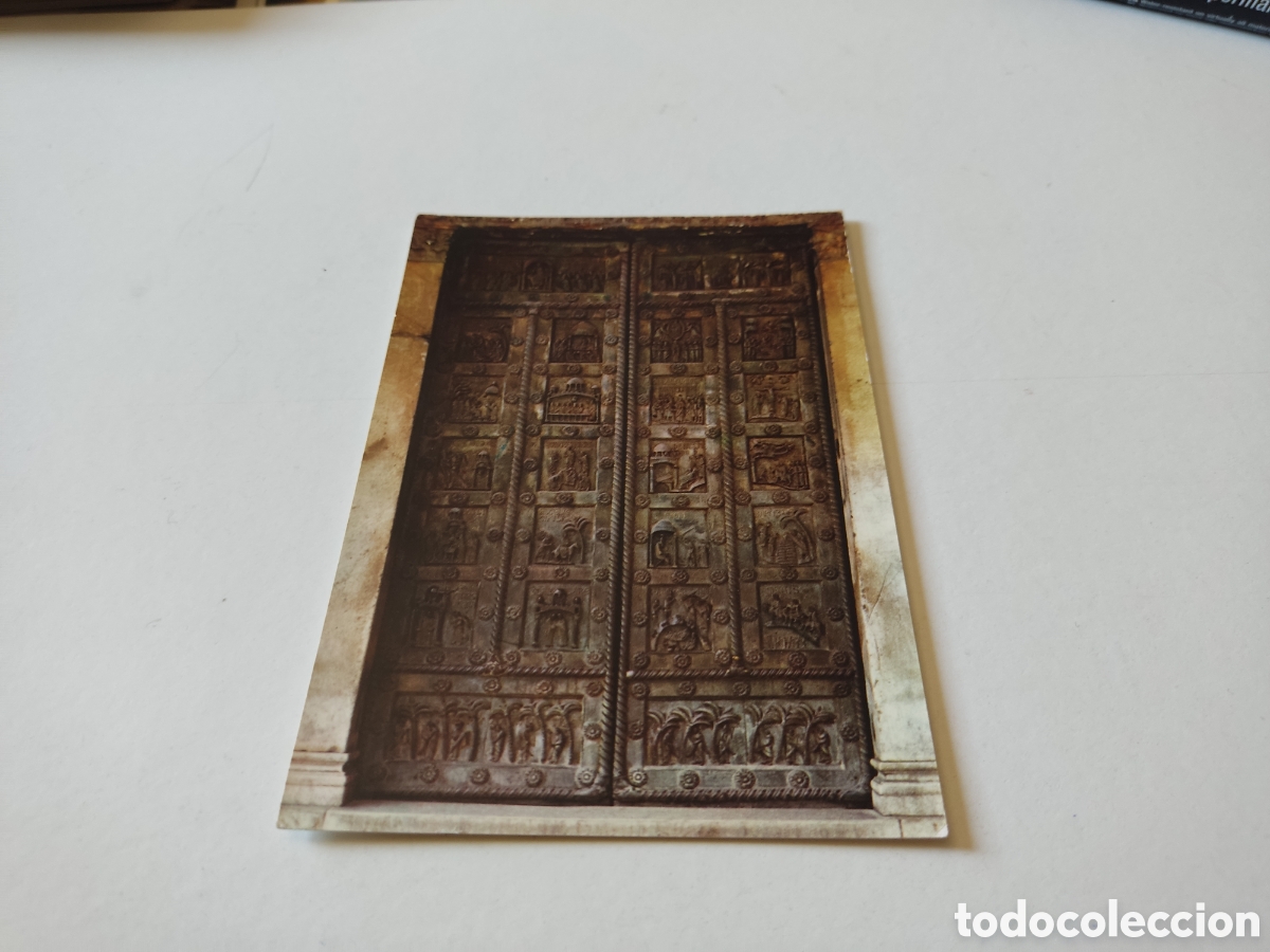 Postales: Postal Pisa catedral puerta de bronce - Foto 1