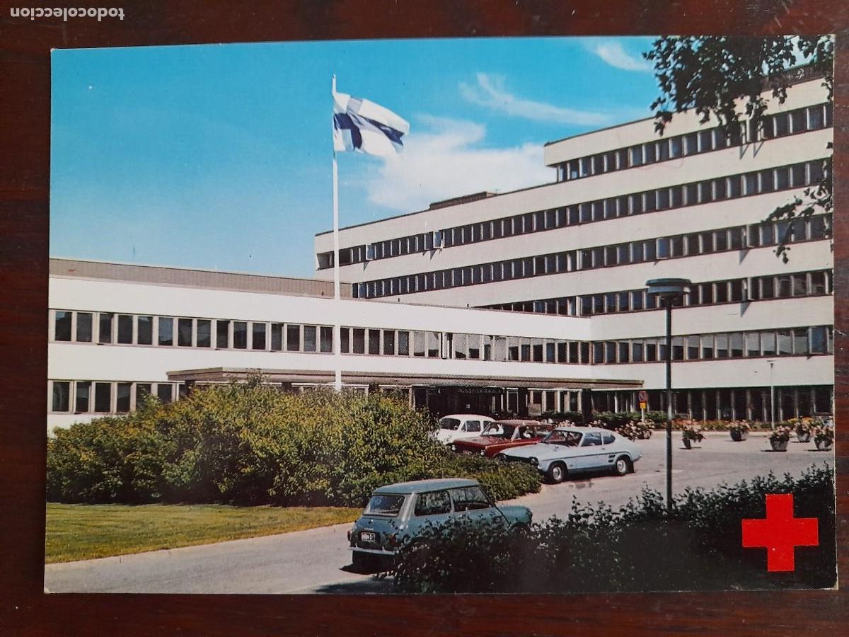 Cartes Postales: Postal vintage hospital de lahden osasto sairaalan kahvio en Finlandia