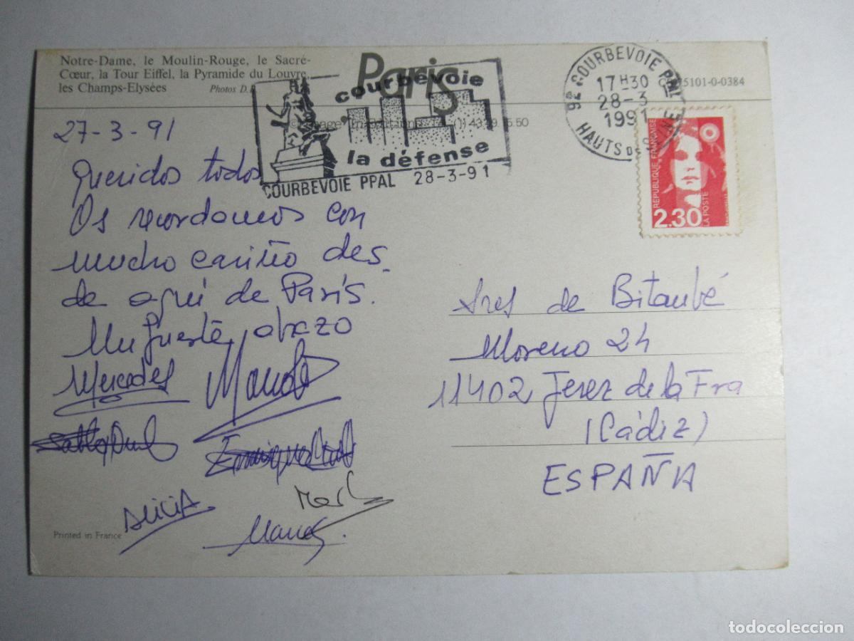 Postales: Par&iacute;s - Varios aspectos - Foto 2
