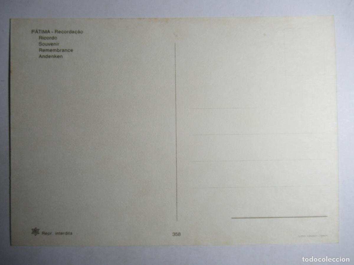 Postales: F&aacute;tima - Recorda&ccedil;&acirc;o - S/C - Foto 2