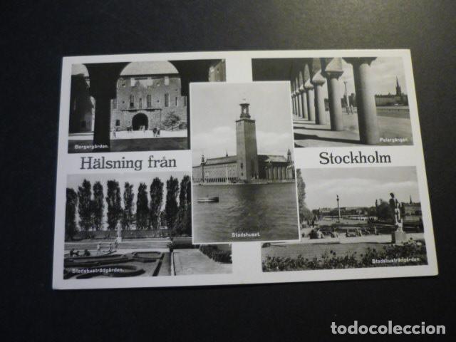Postales: ESTOCOLMO SUECIA POSTAL - Foto 1