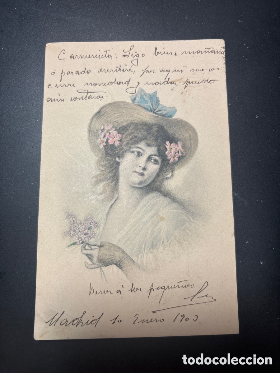 Postales: Bonita postal europea 1903