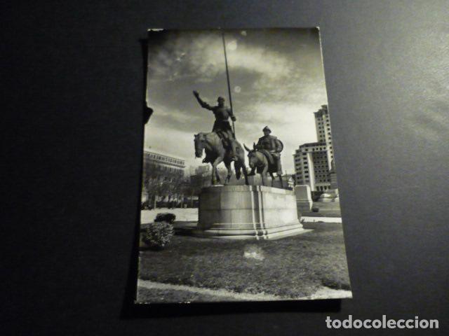 Postales: MADRID MONUMENTO AL QUIJOTE - Foto 1