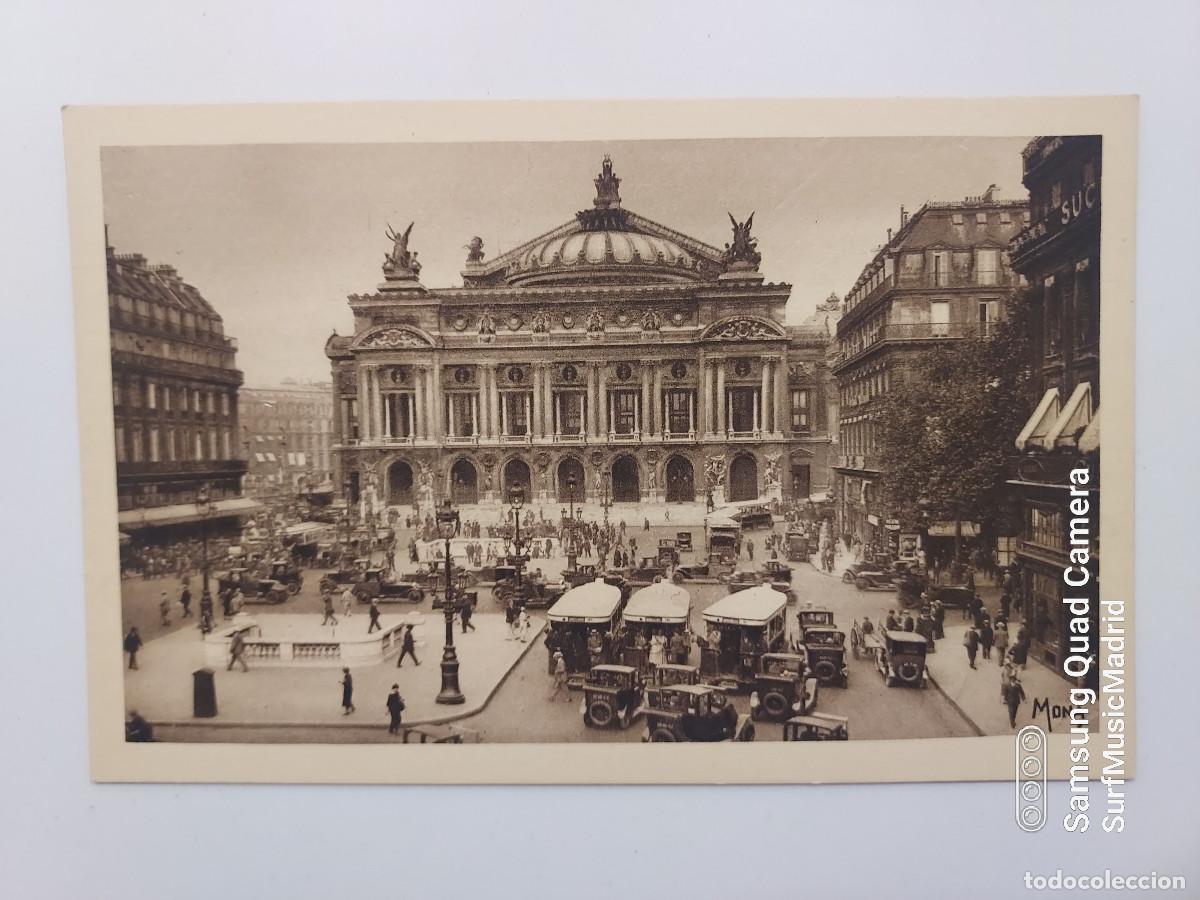 Postkarten: POSTAL LES PETITS TABLEAUX DE PARIS. LE PLACE DE L'OPERA. S/C. MONA. CIRCA 1930