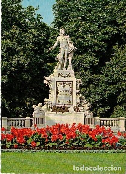 Postales: :::: A41 - POSTAL - VIENA - MONUMENTO A MOZART - Foto 1