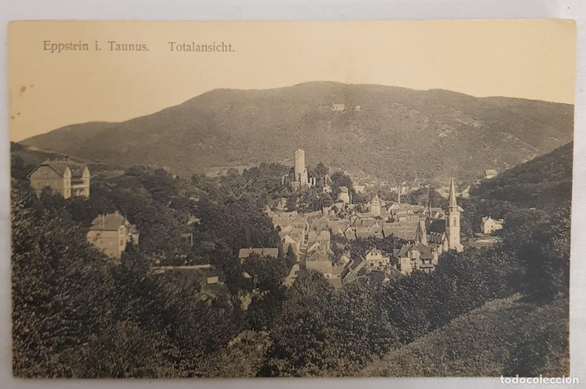 Cartoline: Antigua postal : Eppstein. Taunus. Totalansicht. ALEMANIA. Leitermann & J&auml;ger
