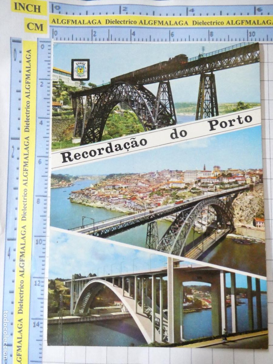 Postales: POSTAL DE PORTUGAL. PORTO OPORTO. PUENTES RIO DUERO. FERROCARRIL TREN . 772