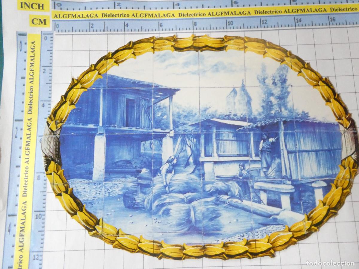 Postales: CURIOSA POSTAL TROQUELADA DE PORTUGAL. AZULEJOS T&Iacute;PICOS ARTESAN&Iacute;A PORTUGUESA. 2369