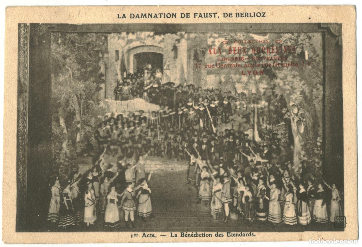Postales: Damnation de Faust (&oacute;pera) de Berlioz_Soly (Lyon) - Foto 1