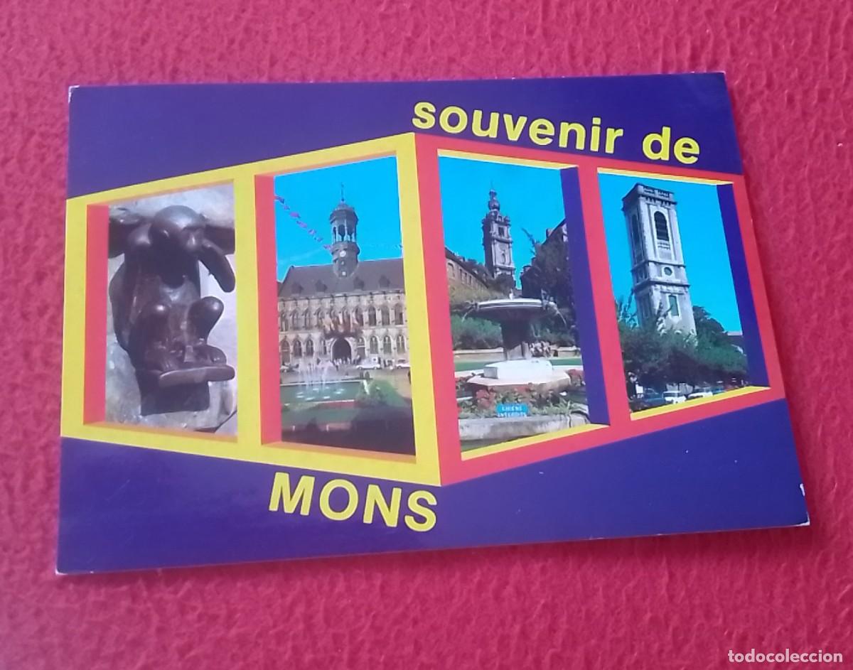 Postales: ANTIGUA POSTAL POST CARD CARTE POSTALE SOUVENIR DE MONS VISTAS VIEWS VUES B&Eacute;LGICA BELGIUM BELGIQUE..