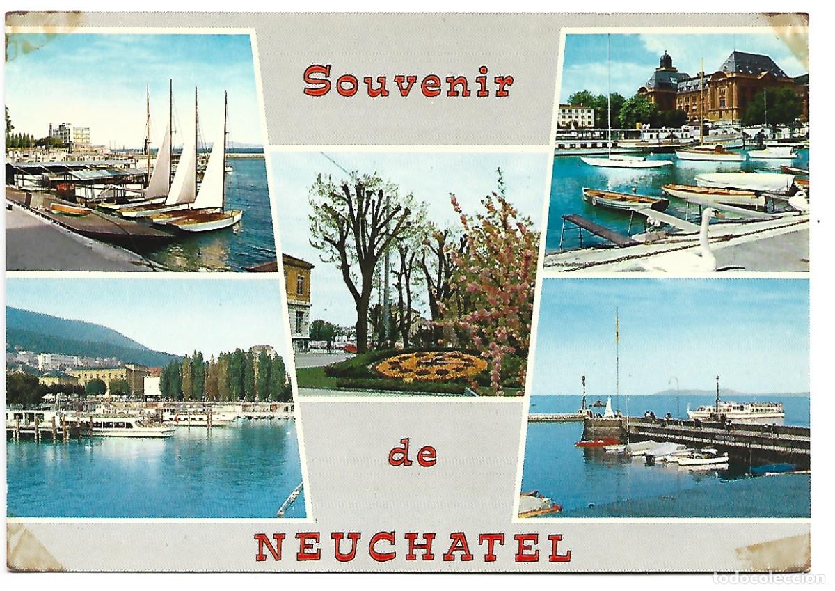Postcards: SOUVENIR DE NEUCHATEL.- SUIZA