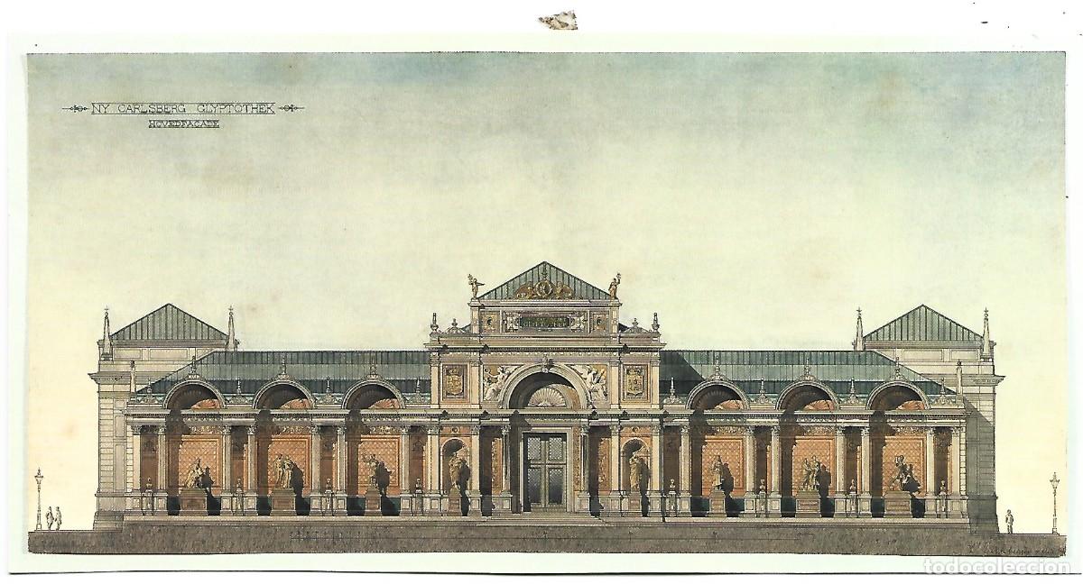 Cartes Postales: NY CARLSBERG GLYPTOTHEK, HOVEDFA&Ccedil;ADE.- KOBENHAVN - DINAMARCA