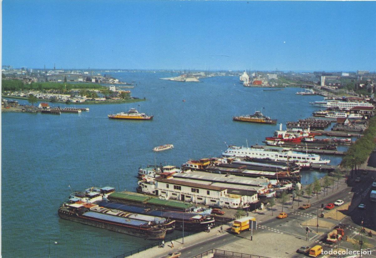 Postales: Amsterdam. Het IJ. Holanda. Sin circular. ED. SLEDING. - Foto 1