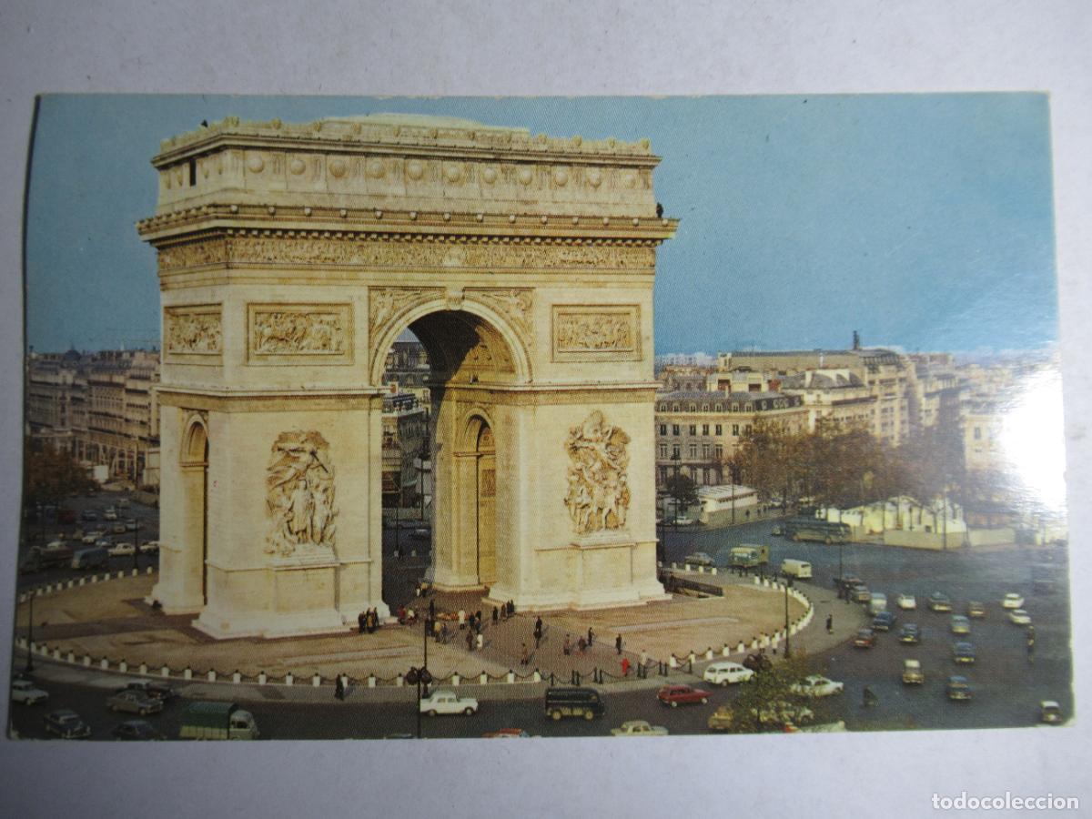 Postales: Paris - lArc de Triomphe 12 x 7,4 cm. - Foto 1