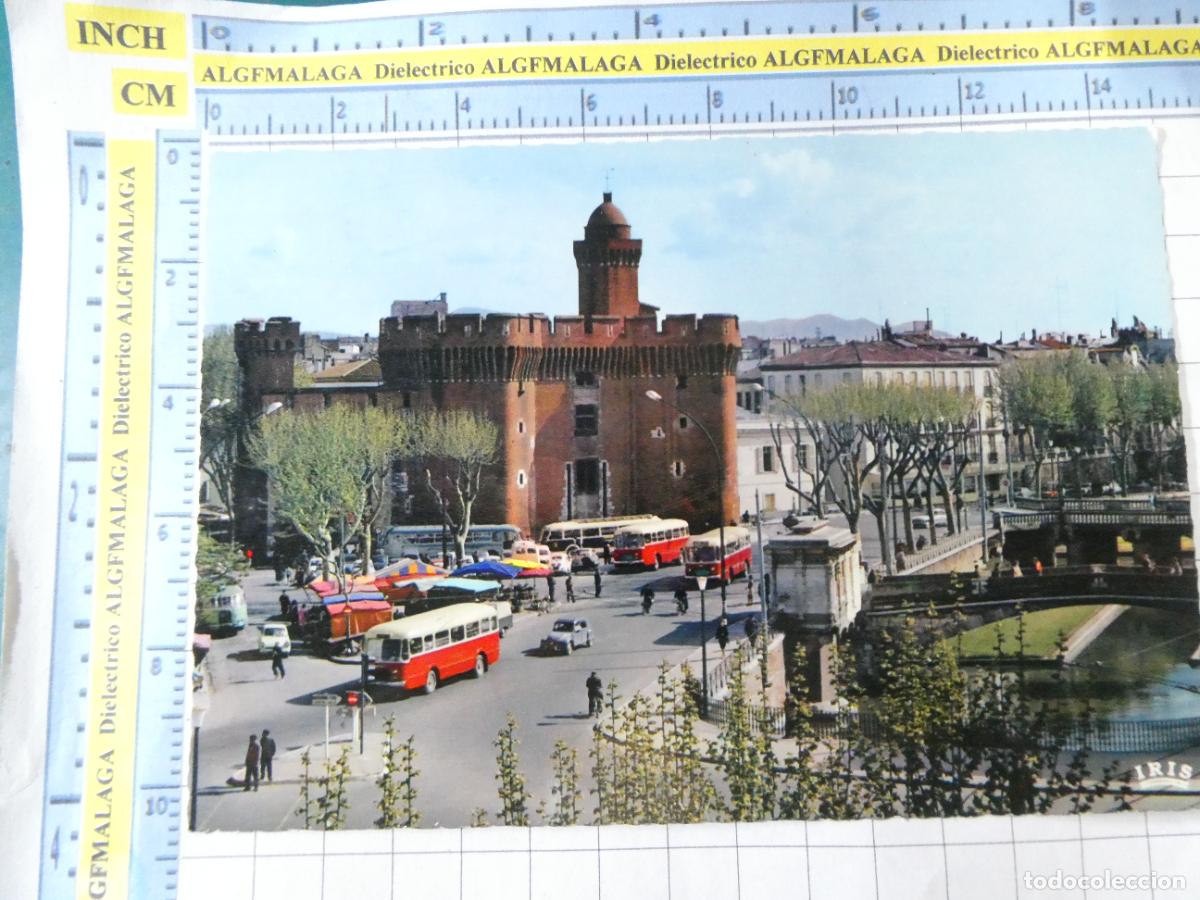 Cartoline: POSTAL DE FRANCIA. PERPIGNAN LE CASTILLET AUTOBUSES. 1075
