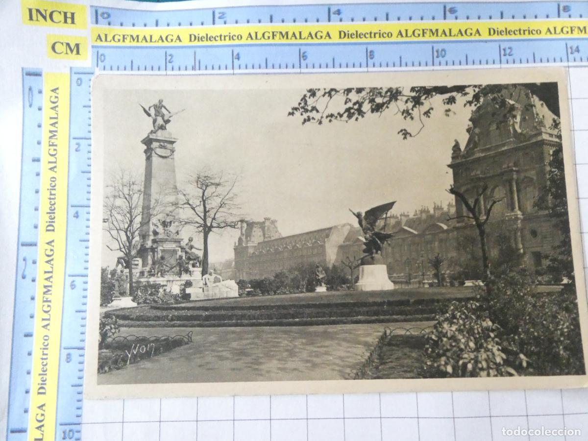 Cartes Postales: POSTAL DE FRANCIA. A&Ntilde;O 1937 PARIS EN FLANANT JARDINS DES TUILERIES PAVILLON DE ROHAN. 1080