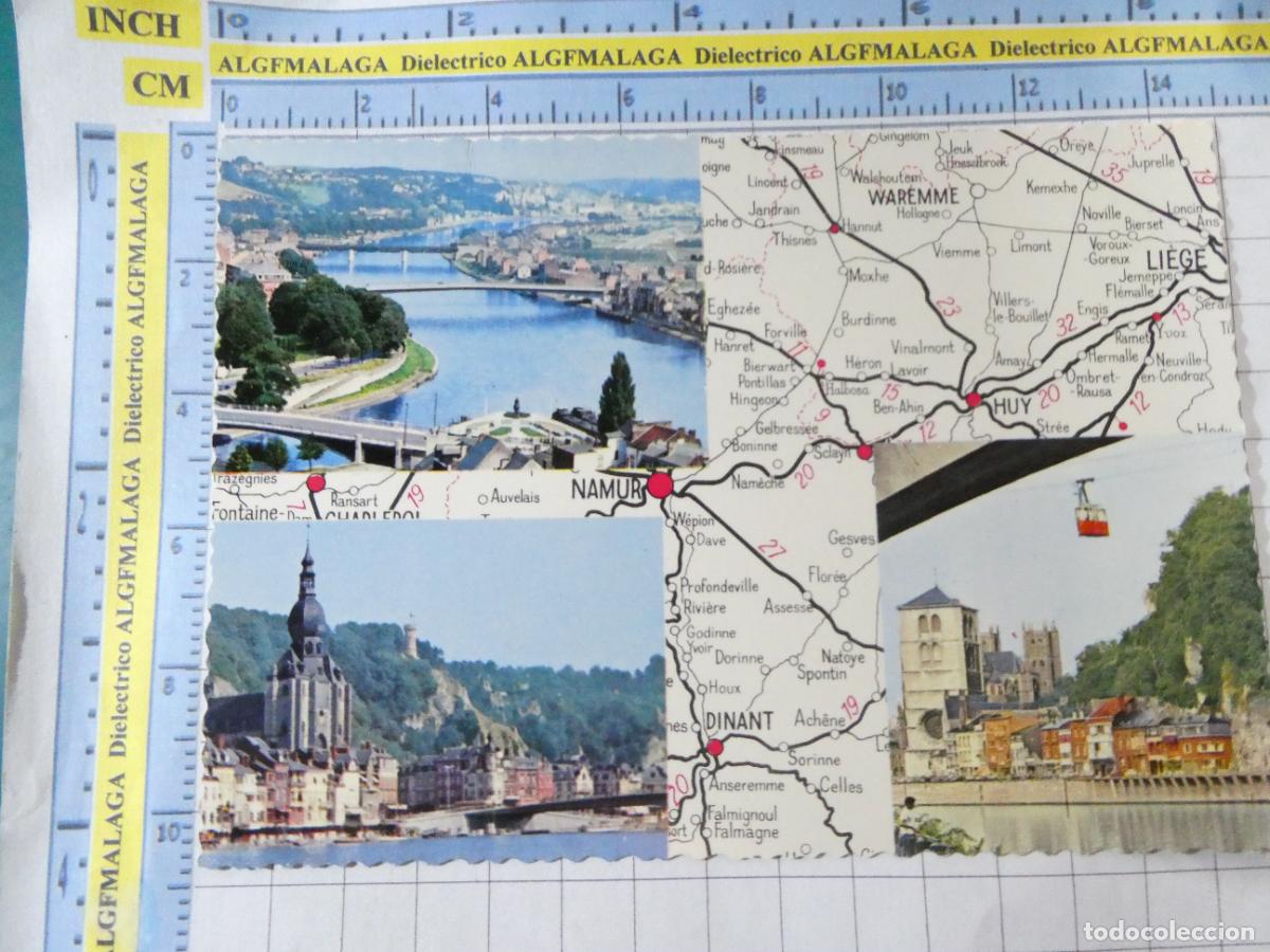Cartoline: POSTAL DE B&Eacute;LGICA NAMUR PLANO MAPA 1082