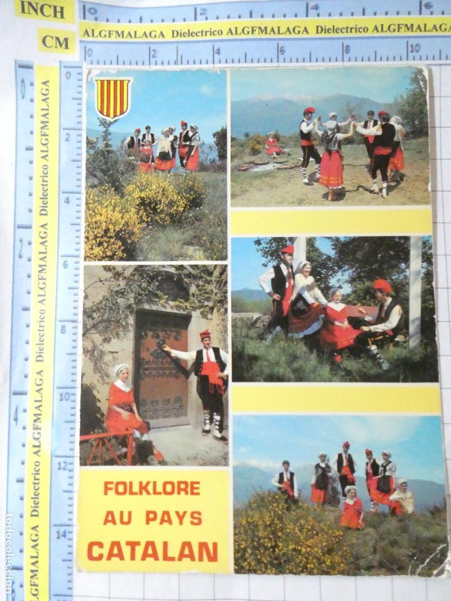 Postcards: POSTAL DE FRANCIA. EN ROUSSILLON GROUPE DE CATALANS ET CATALANES FOLKLORE 1087