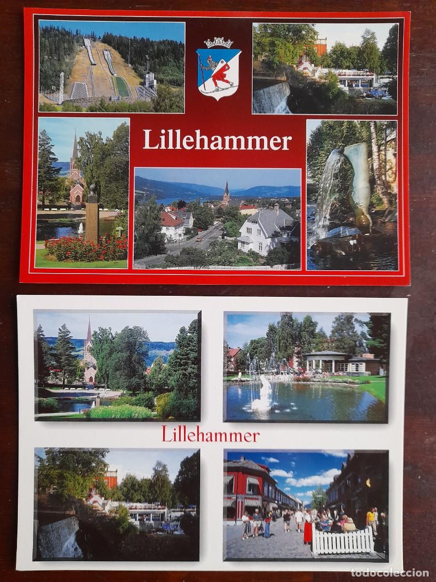 Cartes Postales: Una postal de Lillehammer juegos ol&iacute;mpicos 1994 festival cancion Junior Noruega 3 tarjetas a elegir