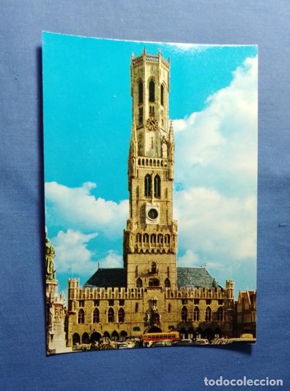 Postcards: POSTAL - B&Eacute;LGICA - BRUGGE belfort sin escribir
