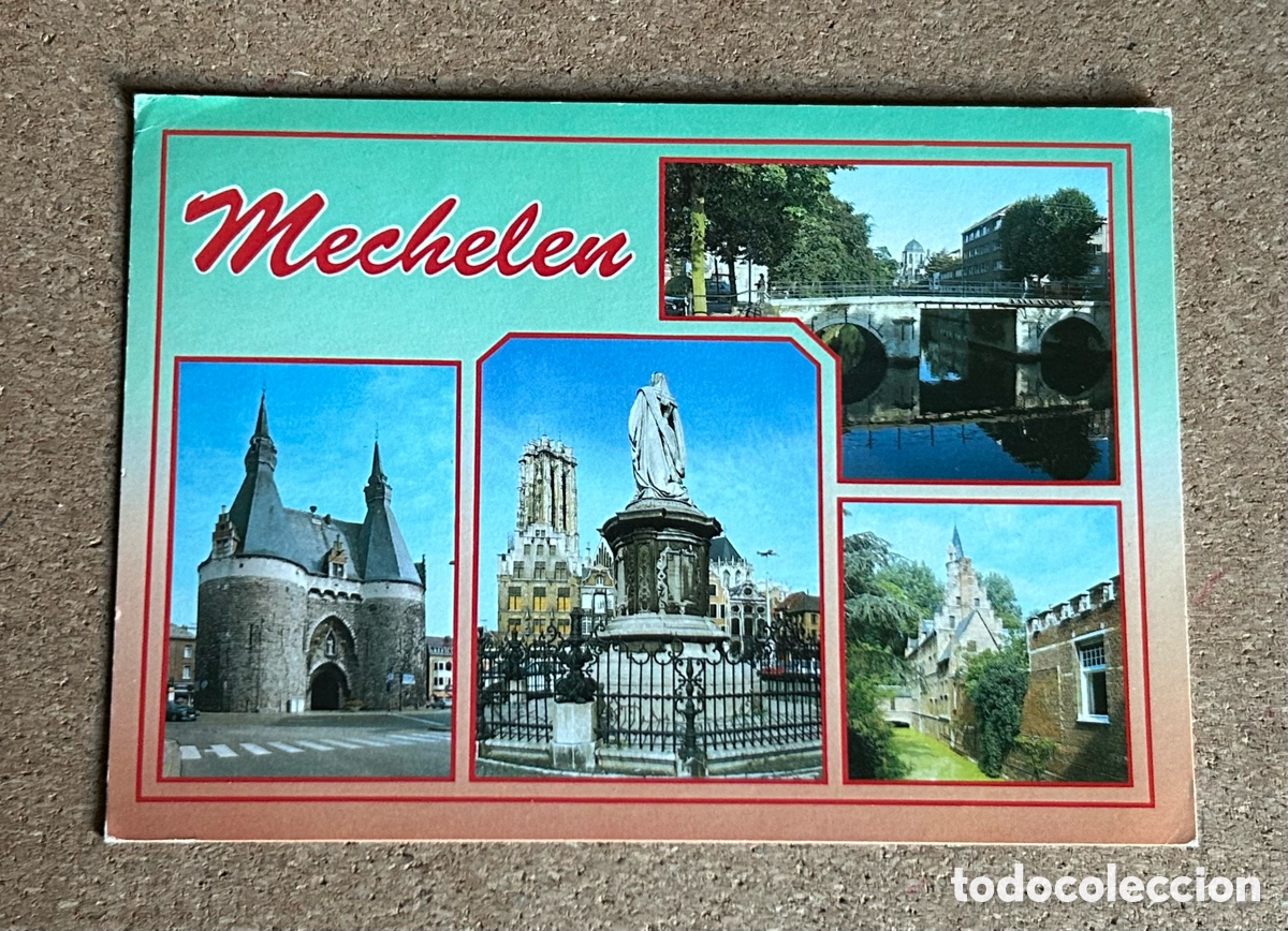 Postales: TARJETA POSTAL CIRCULADA CON SELLO. MECHELEN. B&Eacute;LGICA