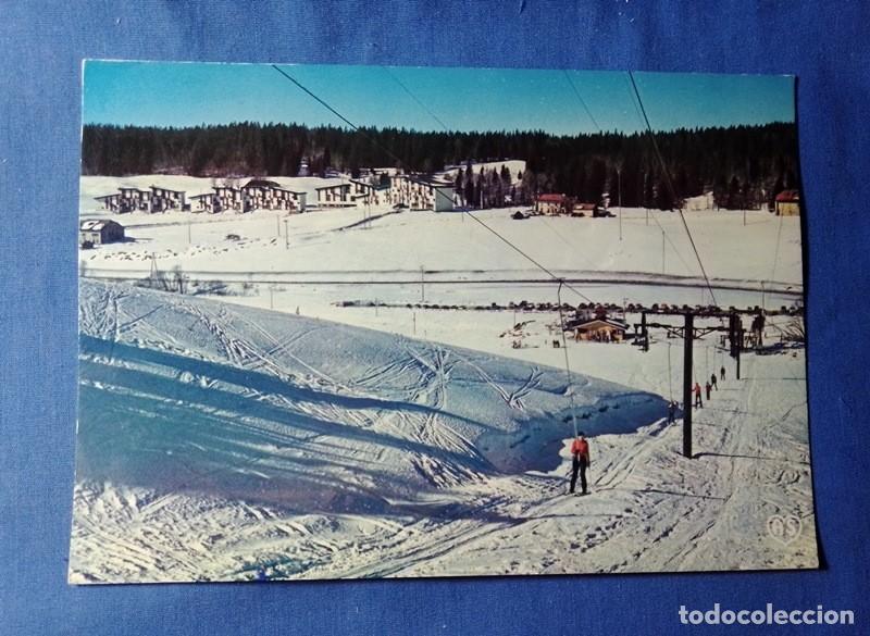 Postcards: postal Francia Village de Vacances Lamoura La Combe du Lac escrita y sello