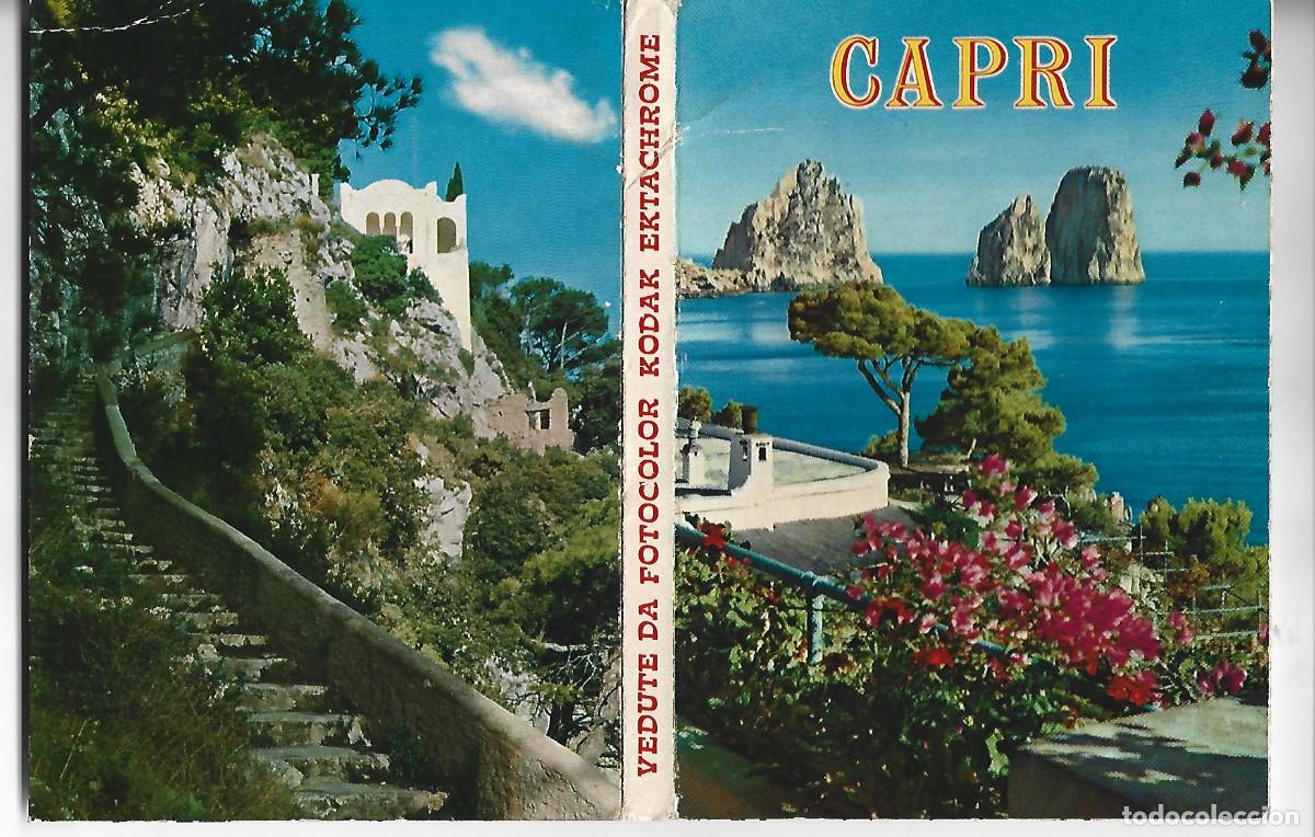 Postales: LIBRO FLEXO CON 18 VISTAS DE CAPRI - Foto 1