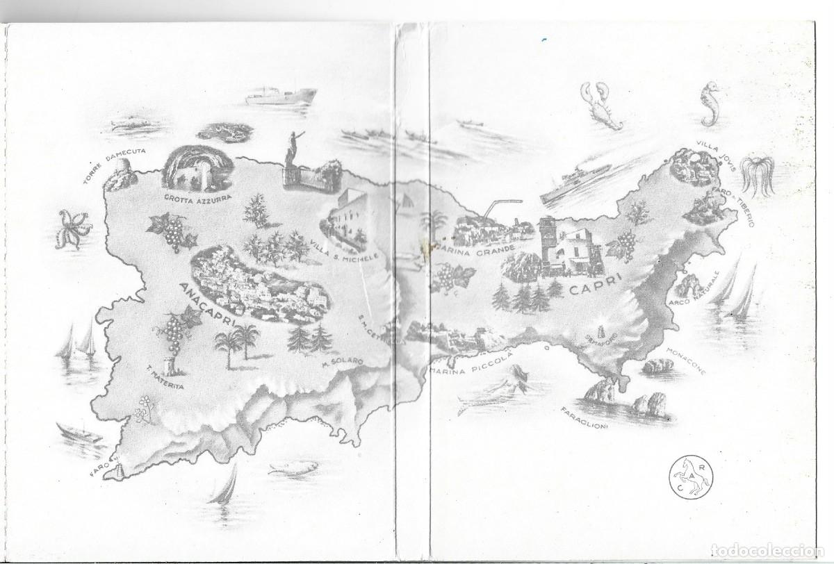 Postales: LIBRO FLEXO CON 18 VISTAS DE CAPRI - Foto 2
