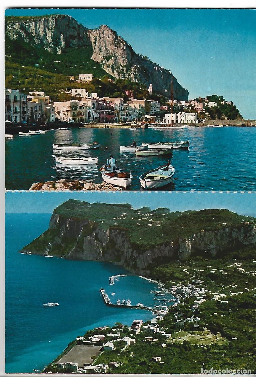 Postales: LIBRO FLEXO CON 18 VISTAS DE CAPRI - Foto 3