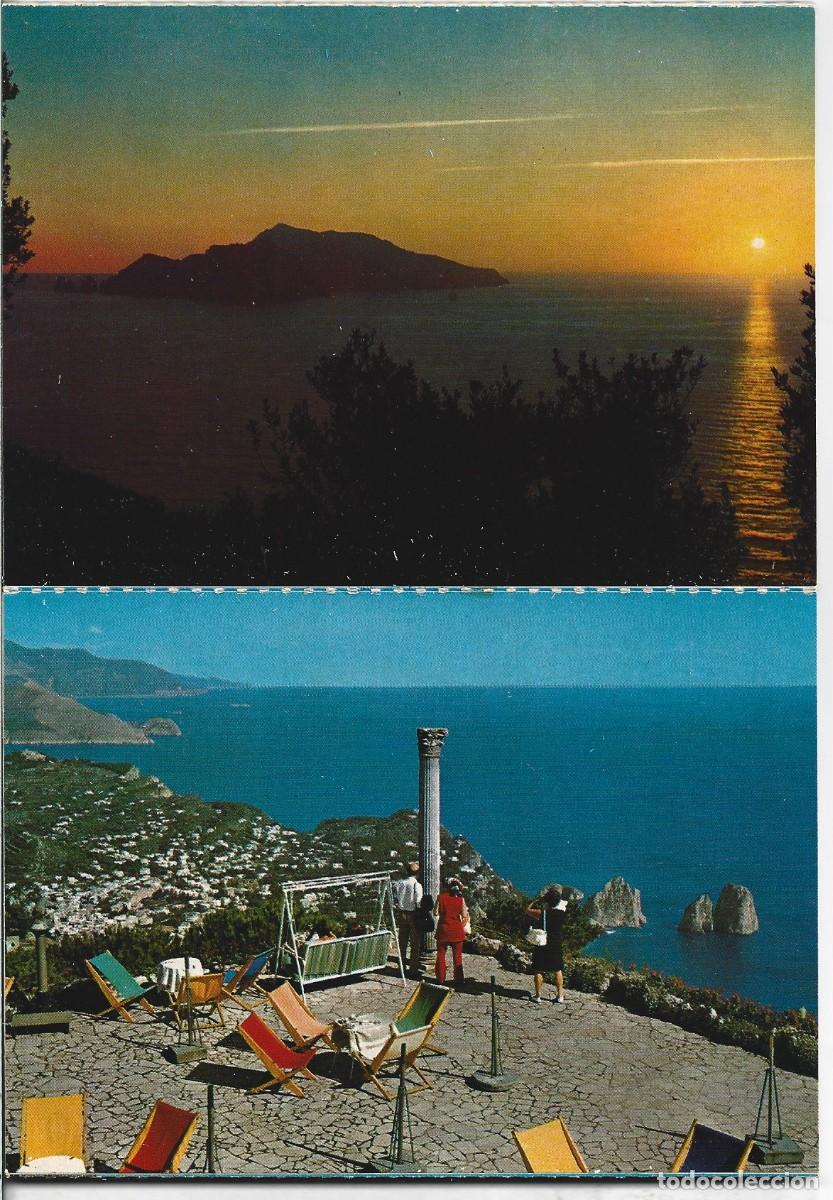 Postales: LIBRO FLEXO CON 18 VISTAS DE CAPRI - Foto 11