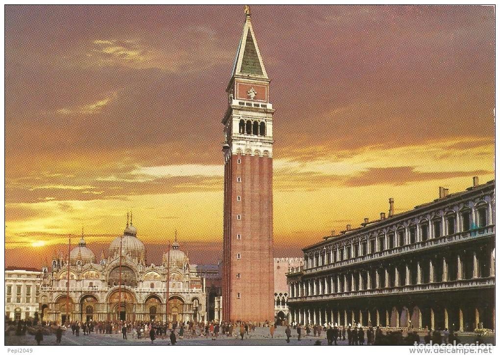 Postais: :::: Z75 - POSTAL - VENEZIA - AFTERNOON SUN ON ST. MARK&acute;S SQUARE