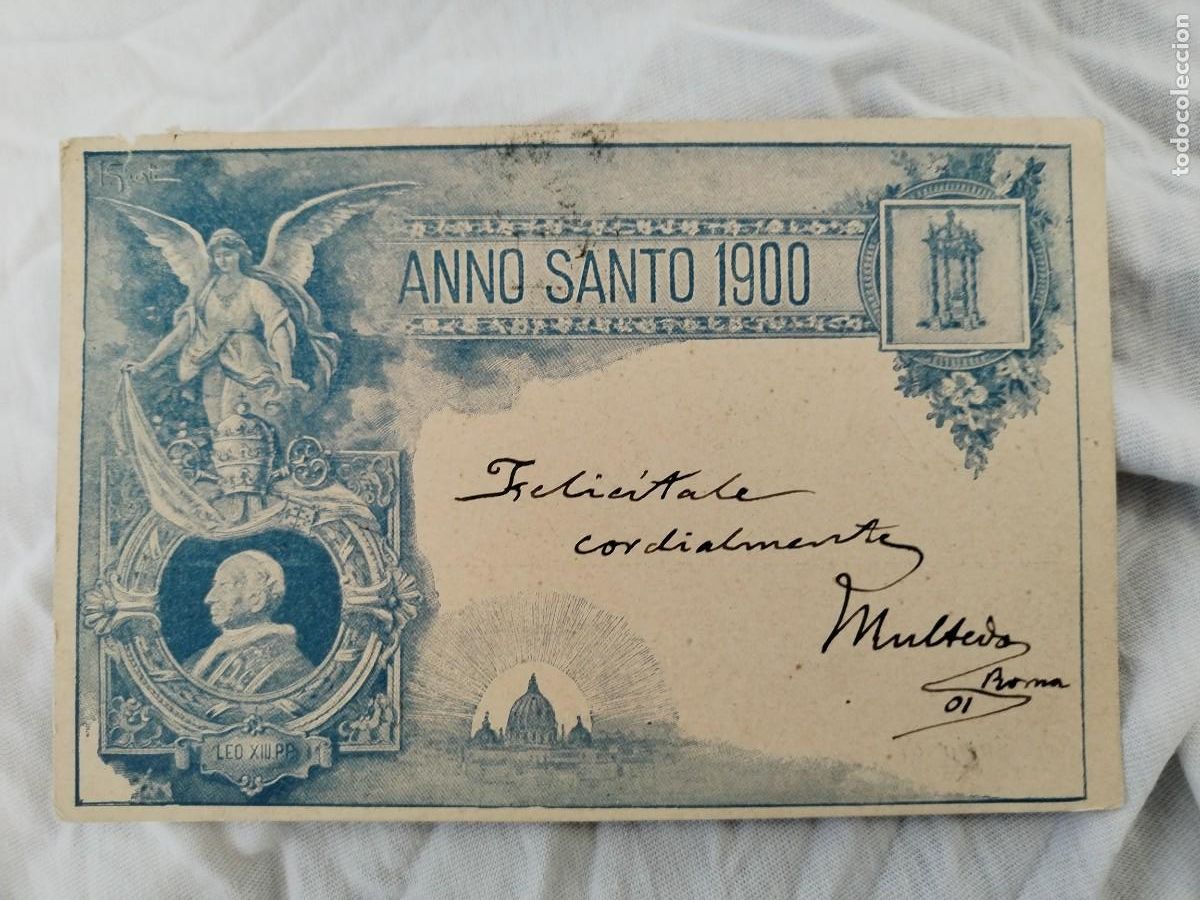 Postales: cartolina postale - roma - anno santo 1900 - Foto 3