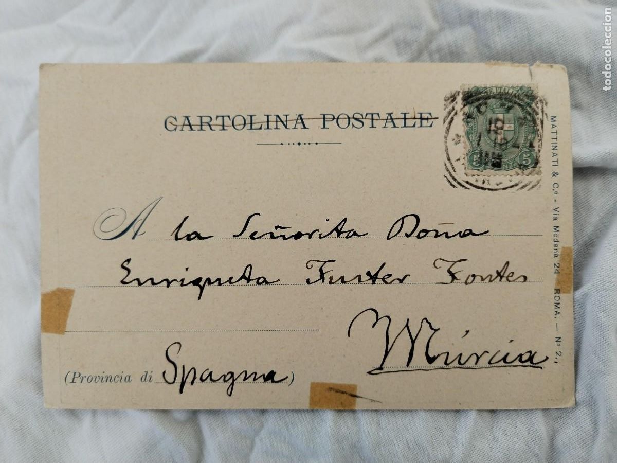 Postales: cartolina postale - roma - anno santo 1900 - Foto 4
