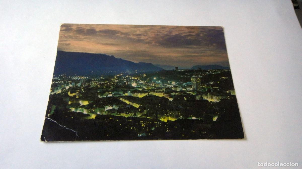 Postales: POSTAL FRANCIA. CHAMBERY, LA NUIT. ESCRITA. 10x14 cm (Matasellos a&ntilde;o 1980)