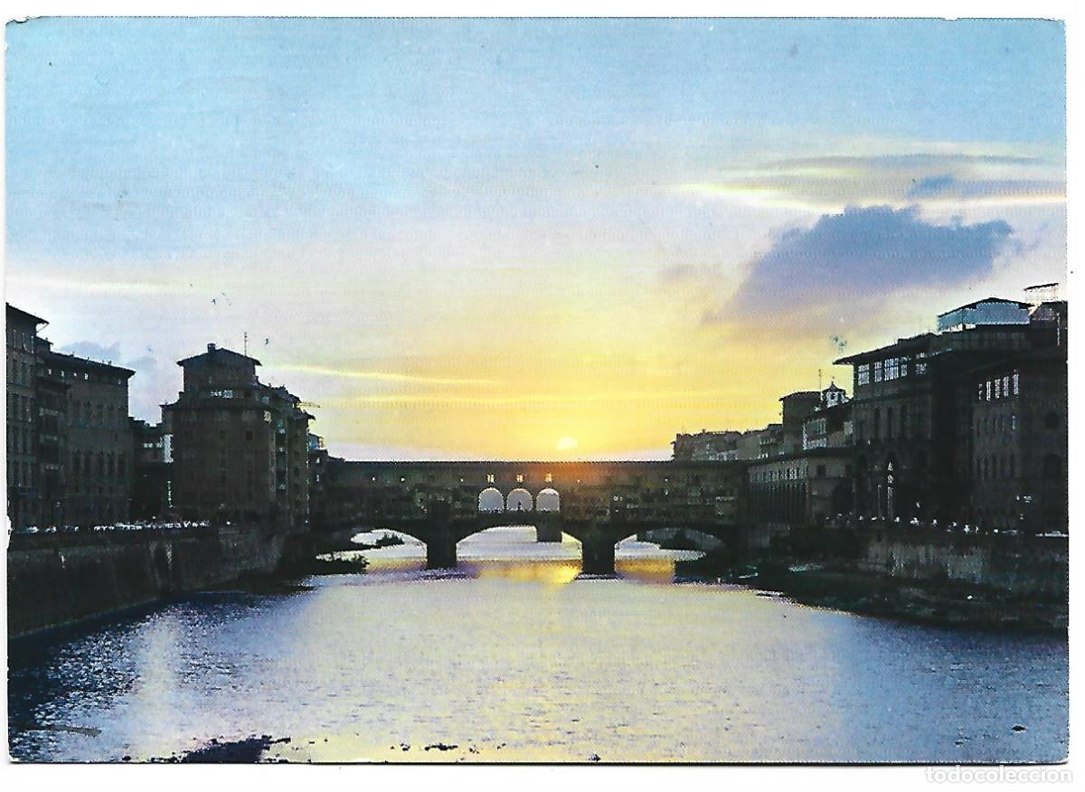 Postkarten: PONTE VECCHIO / TRAMONTO / SUNSET.- FIRENZE - ITALIA