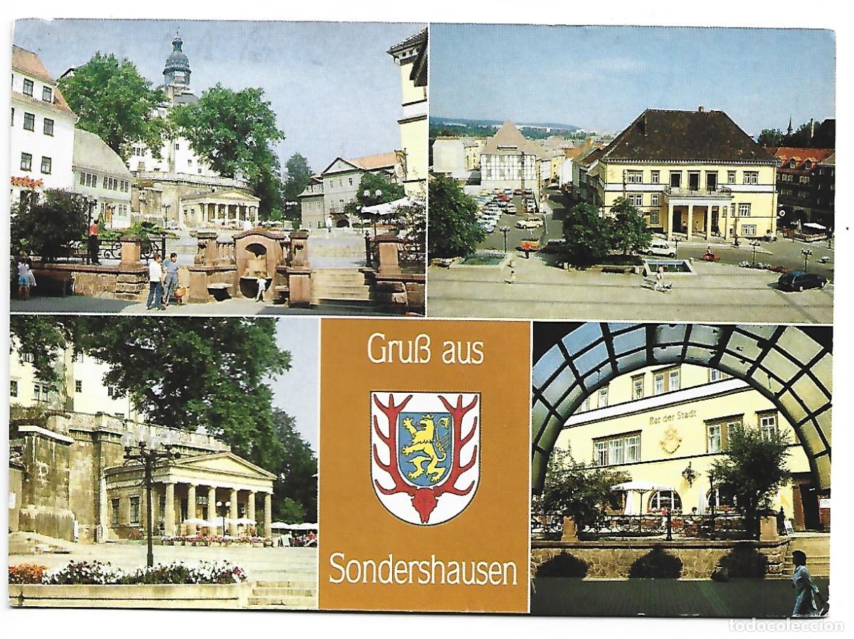 Postais: SCHLOB MIT ALTER WACHE - RATHAUS - ALTE WACHE - RATSKELLER.- GRUB AUS SONDERSHAUSEN - ALEMANIA