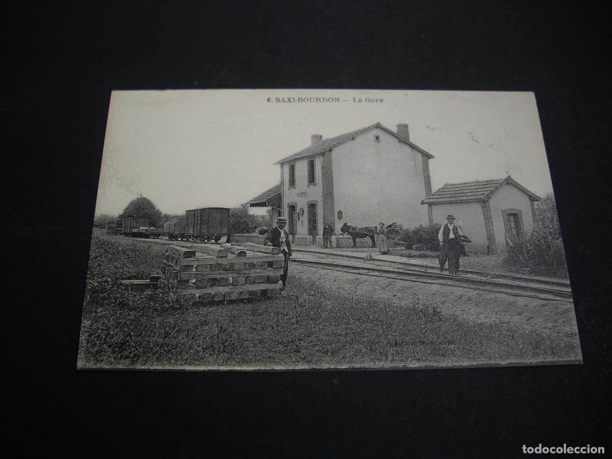 Postales: SAXI BOURDON FRANCIA LA ESTACION - Foto 1
