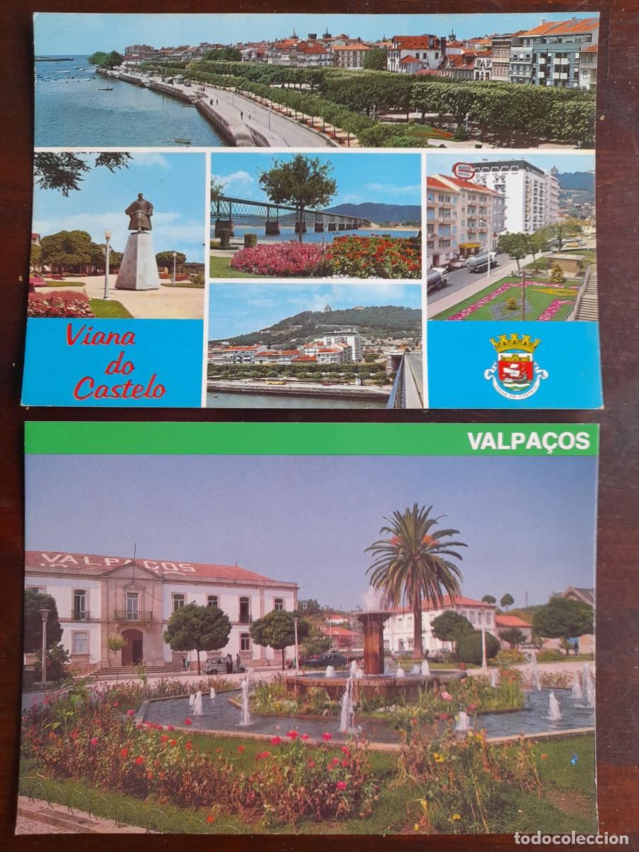 Cartes Postales: Una postal rio Lima en Viana do Castelo o ppoblacion de Valpa&ccedil;os en Portugal 2 tarjetas a elegir