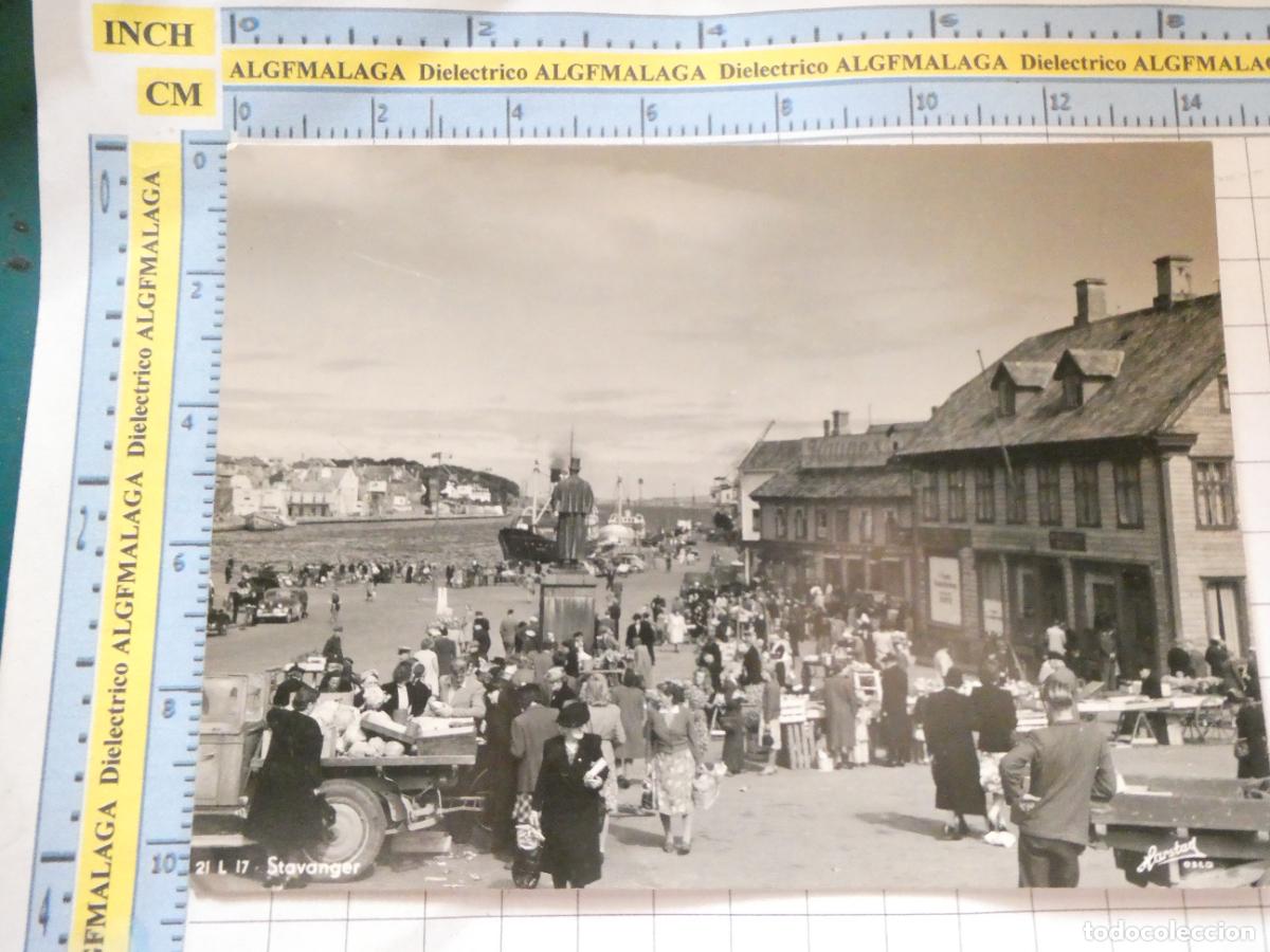 Cartoline: POSTAL DE NORUEGA STAVANGER. MERCADO MERCADILLO. 653