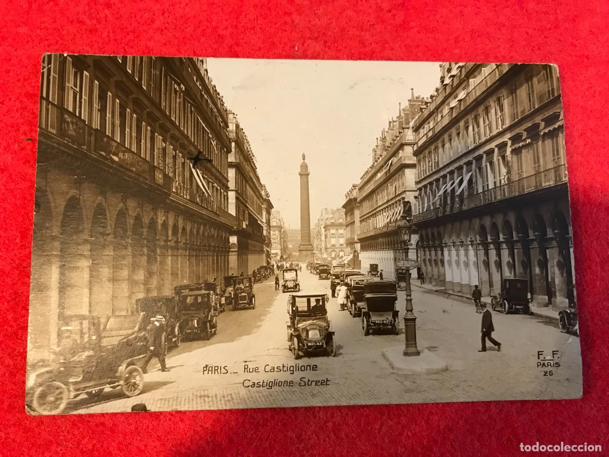 Cartoline: POSTAL. PARIS. RUE CASTIGLIONE (POSTAL ESCRITA ) FRANCIA.